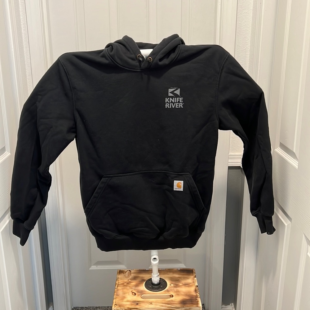 Men’s size medium Carhartt hooded black sweatshirt